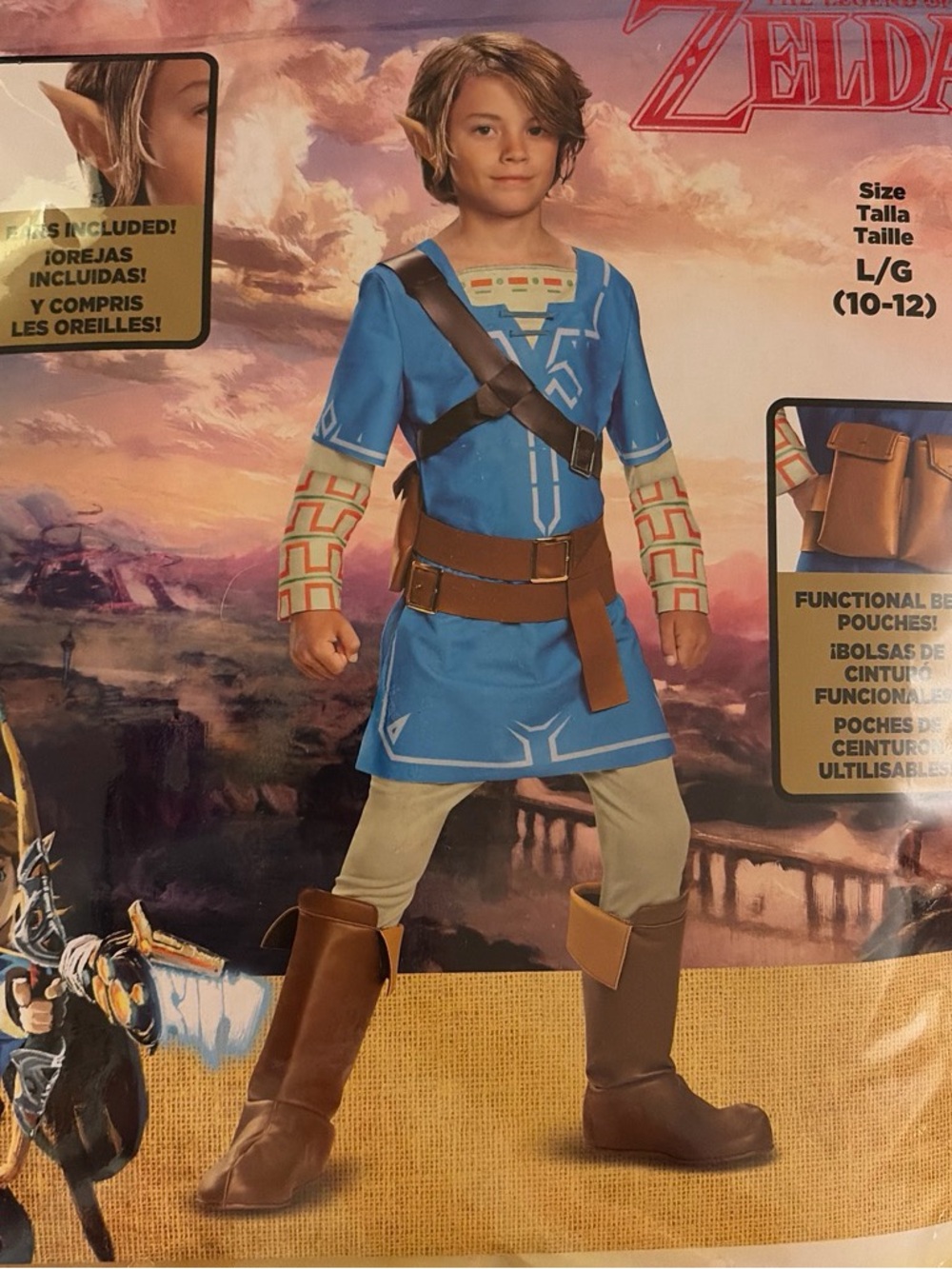 Kids Zelda costume Large 10-12